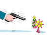 Cartoon: Dilemma (small) by Erl tagged politik,corona,virus,pandemie,covid19,zweite,welle,teillockdown,fallzahlen,anstieg,konsequenz,lockdown,hart,dilemma,weihnachten,weihnachtsgeschäft,einkaufen,vorräte,essen,karikatur,erl