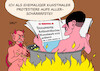 Cartoon: documenta (small) by Erl tagged politik,kunst,documenta,kassel,kurator,kollektiv,taring,padi,indonesien,malerei,kunstwerk,antisemitismus,entfernung,rechtsextremismus,hölle,hitler,kunstmaler,teufel,karikatur,erl