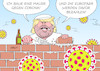 Cartoon: Doktor Trumps bewährtes Rezept (small) by Erl tagged gesundheit,krankheit,infektion,coronavirus,covid19,pandemie,maßnahmen,quarantäne,sperrgebiet,verbot,einreise,usa,präsident,donald,trump,schuld,eu,europa,rezept,dämonisierung,ausgrenzung,mauer,mauerbau,mexiko,maurer,karikatur,erl