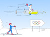 Cartoon: Doping (small) by Erl tagged sport,winter,wintersport,athleten,doping,lebenslang,sperre,ioc,aufhebung,internationaler,sportgerichtshof,cas,schiedsgericht,olympische,spiele,winterspiele,pyeongchang,südkorea,staatsdoping,russland,verschleierung,beweise,karikatur,erl