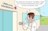 Cartoon: Dr. Lauterbach (small) by Erl tagged politik,gesundheit,medizin,kliniken,krankenhäuser,klinik,krankenhaus,reform,gesundheitsminister,karl,lauterbach,spd,arzt,schließung,spezialisierung,stadt,land,karikatur,erl