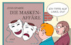 Cartoon: Drama (small) by Erl tagged politik,corona,masken,affäre,gesundheitsminister,jens,spahn,einkauf,überteuert,schaden,steuerzahler,karikatur,erl