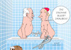 Cartoon: Drohne (small) by Erl tagged politik,krieg,angriff,überfall,russland,ukraine,schwarzes,meer,drohne,aufklärung,usa,absturz,streit,ursache,joe,biden,wladimir,putin,badewanne,loriot,karikatur,erl