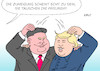 Cartoon: Echte Zuneigung (small) by Erl tagged politik,gipfel,treffen,usa,präsident,donald,trump,nordkorea,diktator,kim,jong,un,vertrag,vereinbarung,harmonie,abrüstung,atomwaffen,sicherheit,garantie,frieden,wohlstand,zuneigung,echt,frisurentausch,trikottausch,sport,fußball,weltmeisterschaft,2018,karikatur,erl