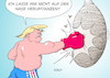 Cartoon: Einerseits verständlich ... (small) by Erl tagged usa,präsident,donald,trump,militäreinsatz,miltärschlag,raketenangriff,luftwaffenbasis,syrien,bürgerkrieg,diktator,assad,verdacht,giftgas,bevölkerung,reaktion,verständnis,gefahr,flächenbrand,wespen,wespennest,boxsack,boxen,boxhandschuhe,nase,herumtanzen,karikatur,erl