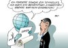 Cartoon: Eingreifen (small) by Erl tagged syrien,bürgerkrieg,diktator,assad,rebellen,chemiewaffen,rote,linie,usa,präsident,barack,obama,welt,erde,eingreifen,forderung,unterschied