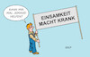 Cartoon: Einsamkeit (small) by Erl tagged politik,gesellschaft,einsamkeit,familienministerin,lisa,paus,grüne,vorstellung,einsamkeitsbarometer,barometer,menschen,einsam,krank,zahlen,hilfe,gemeinsam,karikatur,erl