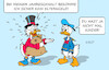 Cartoon: Elterngeld (small) by Erl tagged politik,sozialpolitik,familie,kinder,elterngeld,anspruch,jahresgehalt,streichung,gutverdiener,onkel,dagobert,reichtum,armut,donald,duck,karikatur,erl