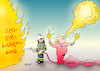 Cartoon: Erderwärmung (small) by Erl tagged politik,klima,klimawandel,erderwärmung,klimakonferenz,klimagipfel,kattowitz,polen,bearbeitung,regelung,ergebnisse,paris,co2,ausstoß,begrenzung,temperaturanstieg,usa,präsident,trump,ausstieg,klimaabkommen,feuerwehr,schlauch,stehen,feuerspucker,show,feuer,brand,hitze,karikatur,erl