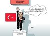 Cartoon: Erdogan (small) by Erl tagged türkei wahl ministerpräsident recep tayyip erdogan akp sieg zweidrittelmehrheit verfehlt verfassungsänderung basketball meisterschaft usa nba titel dallas mavericks dirk nowitzki größe länge sprungkraft sprung