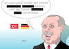 Cartoon: Erdogans Fazit (small) by Erl tagged politik,türkei,präsident,erdogan,praesidialsystem,autokratie,beschneidung,demokratie,grundrechte,meinungsfreiheit,pressefreiheit,verhaftungen,gefängnis,journalisten,menschenrechtler,deutsche,deutschtürken,besuch,deutschland,nazivergleich,bundeskanzlerin,angela,merkel,bundespräsident,steinmeier,pressekonferenz,karikatur,erl