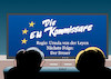 Cartoon: EU-Kommissare (small) by Erl tagged politik,eu,kommission,kommissionspräsidentin,ursula,von,der,leyen,benennung,kommissarinnen,kommissare,bewältigung,brexit,krimi,serie,kommissar,fernsehen,karikatur,erl