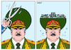 Cartoon: EU-Sanktionen (small) by Erl tagged politik,weißrussland,belarus,diktator,alexander,lukaschenko,entführung,flugzeug,linienflug,vorwand,bombendrohung,verhaftung,dissident,regimekritiker,raman,pratassewitsch,roman,protasewitsch,reaktion,eu,sanktionen,verschärfung,schere,schnitt,scherenschnitt,uniform,mütze,karikatur,erl