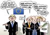 Cartoon: EU Syrien (small) by Erl tagged syrien,bürgerkrieg,diktator,assad,rebellen,eu,außenpolitik,uneinigkeit,wertegemeinschaft,wertung,werten,waffenlieferung,verhandlungen,politik,europa