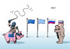 Cartoon: EU Tsipras Russland (small) by Erl tagged griechenland,krise,schulden,euro,pleite,staatspleite,eu,ezb,iwf,hilfe,bedingung,sparkurs,reformen,grexit,eurozone,russland,bär,kuscheln,domina,peitsche,karikatur,erl
