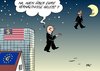 Cartoon: EU USA (small) by Erl tagged eu,euro,usa,dollar,schulden,krise,sparen,verschwenden,verschwendung,über,die,verhältnisse,leben,haushalt,finanzen,absturz,gläubiger,china