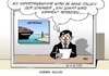 Cartoon: Europa hilflos (small) by Erl tagged tunesien,revolution,reisefreiheit,flucht,europa,italien,lampedusa,andrang,schiff,reaktion,hilflos,hilflosigkeit,verbot,schlager,lied