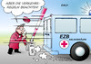 Cartoon: EZB Karlsruhe (small) by Erl tagged europa,ezb,europäische,zentralbank,draghi,euro,krise,staatsanleihen,aufkauf,geld,banken,staaten,schuldner,programm,rettung,esm,rettungswagen,urteil,eugh,europäischer,gerichtshof,bvg,bundesverfassungsgericht,karlsruhe,richter,karikatur,erl