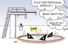 Cartoon: FDP (small) by Erl tagged fdp dreikönigstreffen personaldebatte führungskrise vorsitz westerwelle kritik diskussion kampf rede hai haifischbecken