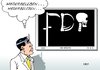 Cartoon: FDP (small) by Erl tagged fdp,parteitag,vorsitzender,vizekanzler,wirtschaftsminister,philipp,rösler,partei,umfragetief,fünf,prozent,arzt,röntgen,diagnose,therapie,wiederbelebung