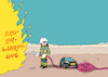 Cartoon: FDP against Future (small) by Erl tagged politik,klima,klimawandel,klimakrise,erderwärmung,klimaschutz,klimapolitik,eu,plan,aus,verbrennungsmotor,2035,blockade,fdp,deutschland,feuerwehr,schlauch,suv,klientelpartei,auto,autoindustrie,karikatur,erl