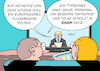 Cartoon: Flugabwehrschirm (small) by Erl tagged krieg,angriff,überfall,wladimir,putin,russland,ukraine,luftangriffe,raketen,initiative,bundeskanzler,olaf,scholz,flugabwehr,luftabwehr,abwehrschirm,schirm,europa,projekt,absicht,zweifel,führung,karikatur,erl