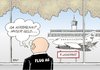 Cartoon: Fluggesellschaften (small) by Erl tagged fluggesellschaft,vulkan,asche,flugverbot,geld,verlust