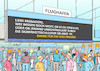 Cartoon: Flughafen (small) by Erl tagged politik,fluggesellschaft,ryanair,billigflieger,arbeitsbedingungen,schlecht,gewerkschaft,streik,flughafen,flugausfälle,flug,flüge,pannen,münchen,frankfurt,sicherheitskontrolle,passagiere,betreten,terminal,sicherheitsbereich,ohne,kontrolle,chaos,ferien,urlaub,reise,karikatur,erl