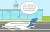 Cartoon: Flugverkehr (small) by Erl tagged politik,streik,flughafen,bodenpersonal,gewerkschaft,verdi,gehalt,flugverkehr,klima,klimawandel,erderwärmung,eu,klimaziele,senkung,co2,2040,flugzeug,klimakleber,karikatur,erl