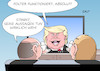 Cartoon: Folter Trump (small) by Erl tagged usa,präsident,donald,trump,aussage,befürwortung,folter,rechtsstaat,demokratie,menschenrechte,freiheit,aufklärung,schmerzen,fernsehen,karikatur,erl