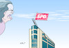 Cartoon: Frischer Wind (small) by Erl tagged politik,bundestagswahl,spd,kanzlerkandidat,martin,schulz,niederlage,neuauflage,große,koalition,groko,cdu,csu,eintritt,kabinett,außenminister,wortbruch,rücktritt,parteivorsitz,vorsitzender,nachfolgerin,andrea,nahles,vorsitzende,starke,frau,frischer,wind,durchsetzungsvermögen,brüllen,karikatur,erl