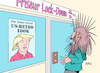 Cartoon: Friseur (small) by Erl tagged politik,corona,virus,pandemie,lockdown,öffnung,friseur,usa,rede,ex,präsident,donald,trump,anführer,republikaner,konservative,rechtsextremismus,trumpismus,retro,frisur,karikatur,erl