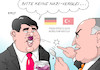 Cartoon: Frühstück (small) by Erl tagged frühstück,außenminister,deutschland,türkei,sigmar,gabriel,mevlüt,cavusoglu,streit,verstimmung,vorwurf,nazimethoden,nazivergleich,verbot,wahlkampf,auftritt,werbung,referendum,präsidialsystem,präsident,erdogan,abbau,demokratie,pressefreiheit,marmelade,konfitüre,hitler,bart,karikatur,erl