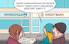 Cartoon: Führerschein (small) by Erl tagged politik,verkehr,auto,führerschein,kosten,verkehrsminister,bilger,billiger,protest,fahrschule,kreditbank,karikatur,erl