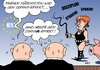 Cartoon: Führungsrolle 1 (small) by Erl tagged eu,euro,krise,deutschland,führungsrolle,domino,domina,effekt,sparen,schulden