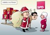 Cartoon: Gabriels Alptraum (small) by Erl tagged wahl,bundestagswahl,2013,sieg,cdu,csu,regierung,regierungsbildung,koalition,schwarz,rot,spd,position,koalitionsverhandlungen,nikolaus,weihnachten,angela,merkel,sigmar,gabriel,rentier,basis,inhalte,sack,geschenk,päckchen