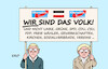 Cartoon: Gegendemo (small) by Erl tagged politik,partei,afd,rechtsextremismus,rechtsextrem,pläne,remigration,vertreibung,deportation,enthüllung,reaktion,demonstrationen,bürgerinnen,bürger,zivilgesellschaft,aufstehen,demokratie,gegendemo,karikatur,erl