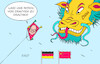 Cartoon: Gemeinsamkeiten (small) by Erl tagged olitik,berlin,deutschland,china,regierungskonsultationen,gespräche,bundeskanzler,olaf,scholz,ministerpräsident,li,qiang,drachen,drache,handel,menschenrechte,macht,aggression,taiwan,karikatur,erl