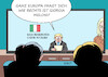 Cartoon: Giorgia Meloni (small) by Erl tagged politik,italien,wahl,parlament,rechtsruck,rechtsbündnis,ministerpräsidentin,regierungschefin,rechts,giorgia,meloni,fratelli,italia,postfaschismus,faschismus,tradition,mussolini,auswirkungen,fragen,eu,europa,nachrichten,fernsehen,karikatur,erl