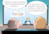 Cartoon: Google (small) by Erl tagged politik,it,informationstechnologie,internet,konzern,google,mitarbeiter,sexuelle,belästigung,entlassung,abfindung,suchmaschine,googeln,begriff,bedeutung,nachrichten,fernsehen,mann,frau,karikatur,erl