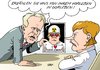 Cartoon: Gorleben (small) by Erl tagged atomenergie,atomkraft,gorleben,endlager,atommüll,suche,voreingenommen,umwltministerin,bundeskanzlerin,angela,merkel,politik,radioaktivität,ausschuss,frage