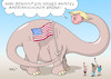 Cartoon: Größe (small) by Erl tagged usa,präsident,donald,trump,rede,kongress,amerikanisch,amerika,größe,nation,volk,nationalismus,rechtspopulismus,stärke,macht,dinosaurier,aussterben,evolution,karikatur,erl