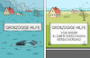 Cartoon: Großzügige Hilfe (small) by Erl tagged wetter,regen,starkregen,süddeutschland,baden,württemberg,bayern,hochwasser,wasser,fluss,bach,flut,klimawandel,erderwärmung,extremwetter,klimaschutz,politik,hilfe,diskussion,pflicht,versicherung,elementarschäden,elementarschadenversicherung,karikatur,erl