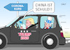 Cartoon: Handy am Steuer (small) by Erl tagged politik,corona,pandemie,virus,usa,präsident,donald,trump,krisenmanagement,versagen,verzögern,schuldzuweisung,china,berechtigt,unnütz,wahlkampf,wiederwahl,botschaft,twitter,handy,smartphone,steuer,auto,straße,kurs,rücksitz,uncle,sam,karikatur,erl