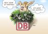 Cartoon: Hartmut (small) by Erl tagged mehdorn,deutsche,bahn,überwachung,bespitzelung,affäre,vorstand,mitarbeiter,hase,ostern,nest