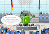 Cartoon: Haushalt (small) by Erl tagged politik,finanzen,bundestag,beratung,debatte,haushalt,2019,finanzminister,olaf,scholz,vorwurf,opposition,geld,verteilung,gießkanne,gießkannenprinzip,wahllos,planlos,große,koalition,groko,cdu,csu,spd,euro,karikatur,erl