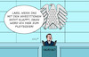 Cartoon: Haushalt (small) by Erl tagged politik,bundestag,haushalt,finanzminister,lars,klingbeil,schulden,investitionen,adler,pleitegeier,karikatur,erl
