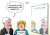 Cartoon: Herrschaft des Unrechts (small) by Erl tagged flüchtlinge,eu,deutschland,flüchtlingspolitik,bundeskanzlerin,angela,merkel,große,koalition,regierung,cdu,csu,spd,ministerpräsident,horst,seehofer,herrschaft,des,unrechts,spiegel,karikatur,erl