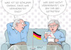 Cartoon: Hochzeitstag (small) by Erl tagged politik,tag,der,deutschen,einheit,wiedervereinigung,deutschland,brd,ddr,west,ost,beitritt,anpassung,veränderung,fremdbestimmung,wirtschaft,kultur,bruch,angst,wertschätzung,ossi,wessi,ehepaar,hochzeitstag,hochzeit,heirat,partnerschaft,ungleichheit,mann,frau,karikatur,erl