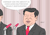 Cartoon: Hong Kong (small) by Erl tagged politik,hong,kong,demonstrationen,demokratie,china,drohung,niederschlagung,militär,gewalt,geschichte,interview,walter,ulbricht,mauerbau,niemand,absicht,mauer,karikatur,erl